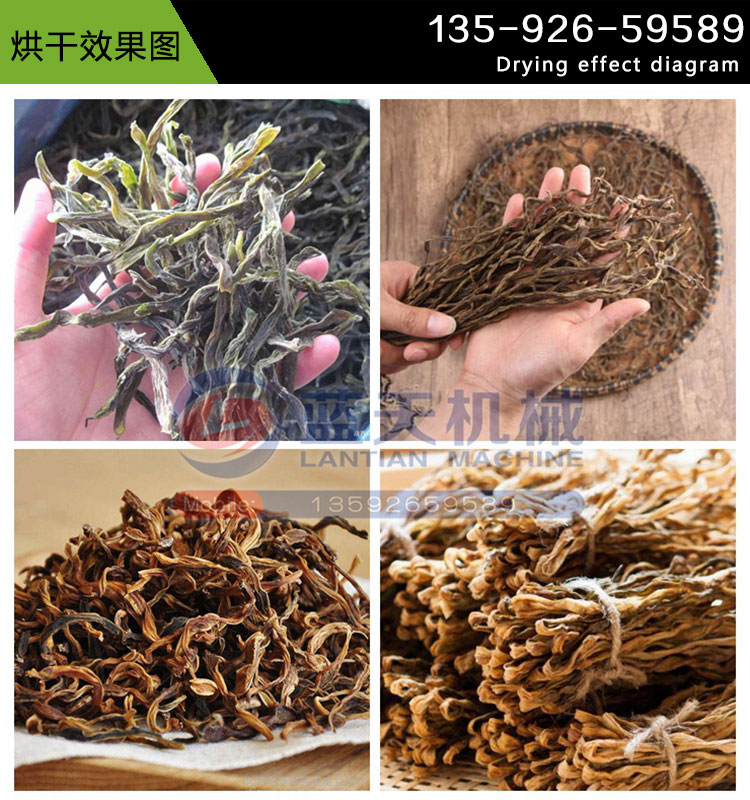 长豇豆烘干机烘干效果